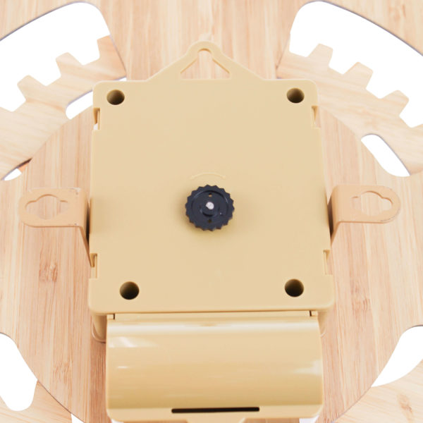 bamboo-motion-gear-wall-clock-5 Ceas ”Roți dințate” din bambus, United Entertainment - imagine 6