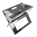 Gratar portabil "laptop" oțel inoxidabil, United Entertainment