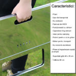 Gratar portabil "laptop" oțel inoxidabil, United Entertainment - imagine 5