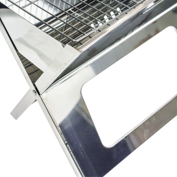 Gratar portabil "laptop" oțel inoxidabil, United Entertainment - imagine 6