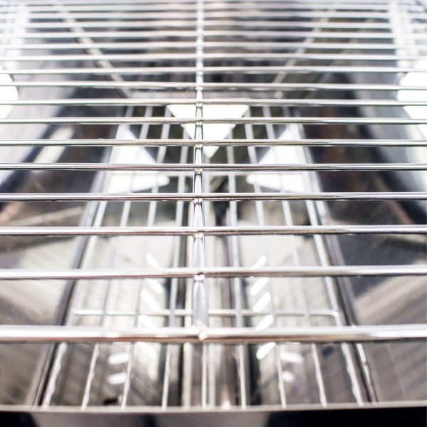 Gratar portabil "laptop" oțel inoxidabil, United Entertainment - imagine 7