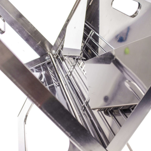 Gratar portabil "laptop" oțel inoxidabil, United Entertainment - imagine 9