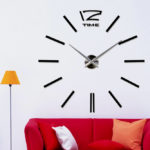 Ceas de perete gigantic 3D DIY (kit de montaj), Walplus - imagine 2