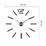 Ceas de perete gigantic 3D DIY (kit de montaj), Walplus - imagine 5