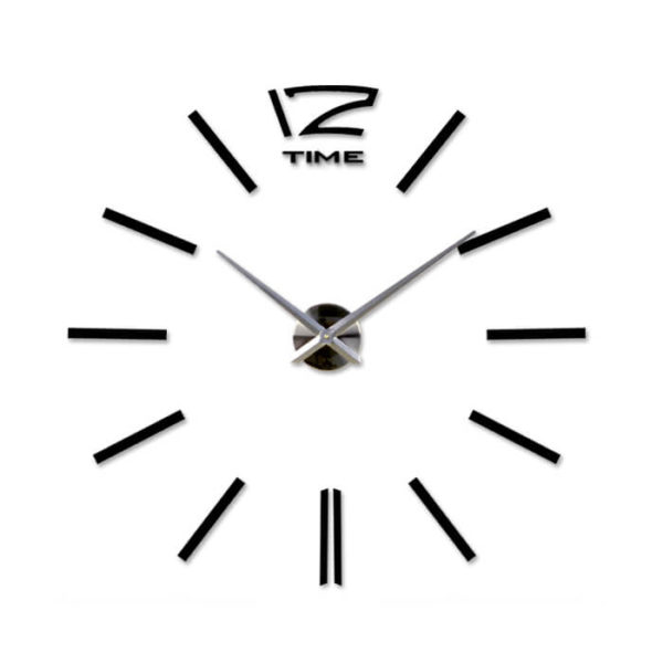 Ceas de perete gigantic 3D DIY (kit de montaj), Walplus - imagine 1