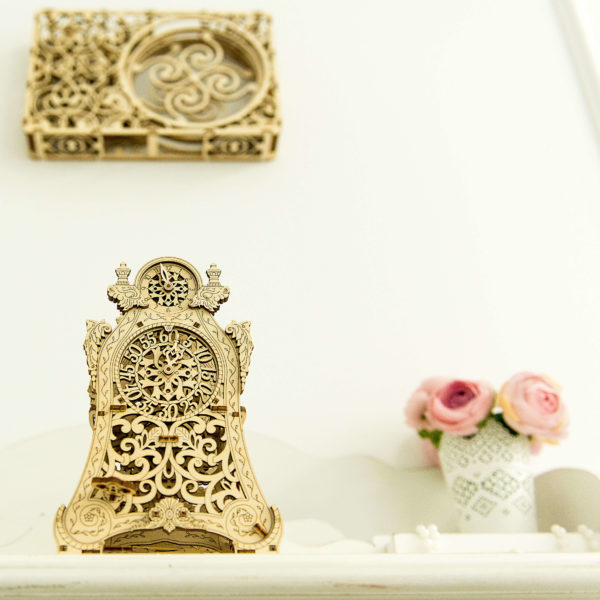 wooden-city-magic-clock-wooden-model-kit-13 Ceasul magic - puzzle 3D - kit de asamblare, Wooden City - imagine 7