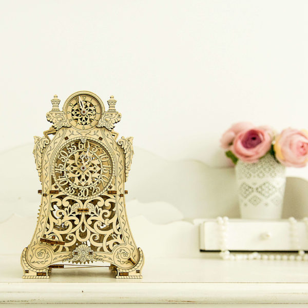 wooden-city-magic-clock-wooden-model-kit-14 Ceasul magic - puzzle 3D - kit de asamblare, Wooden City - imagine 8