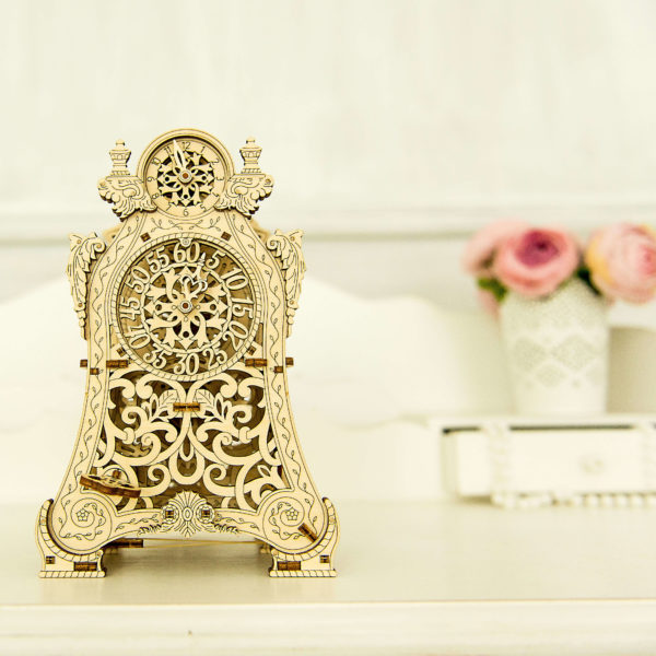 wooden-city-magic-clock-wooden-model-kit-15 Ceasul magic - puzzle 3D - kit de asamblare, Wooden City - imagine 9