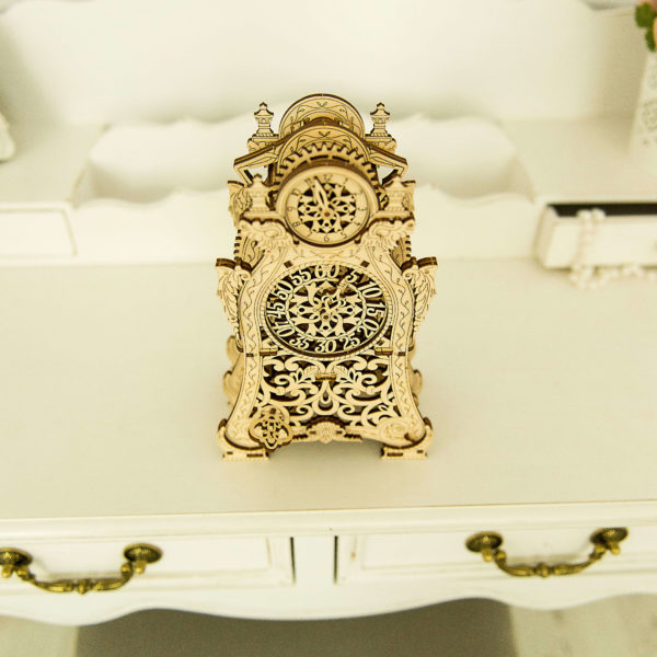 wooden-city-magic-clock-wooden-model-kit-16 Ceasul magic - puzzle 3D - kit de asamblare, Wooden City - imagine 10