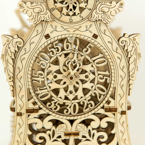 wooden-city-magic-clock-wooden-model-kit-3 Ceasul magic - puzzle 3D - kit de asamblare, Wooden City - imagine 12