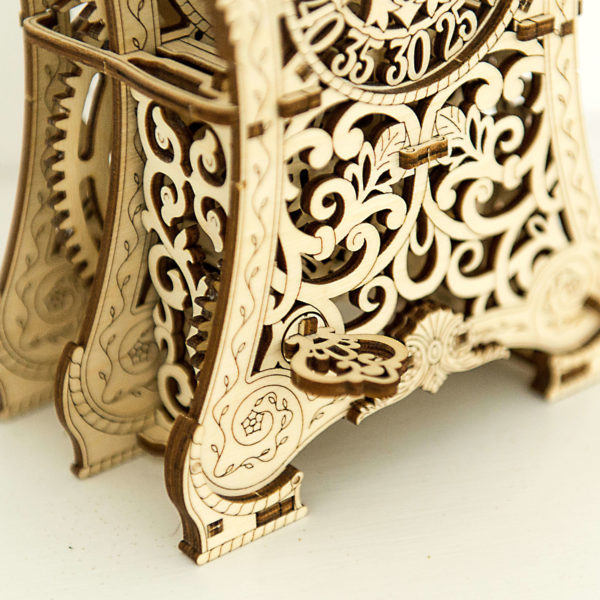 wooden-city-magic-clock-wooden-model-kit-5 Ceasul magic - puzzle 3D - kit de asamblare, Wooden City - imagine 14