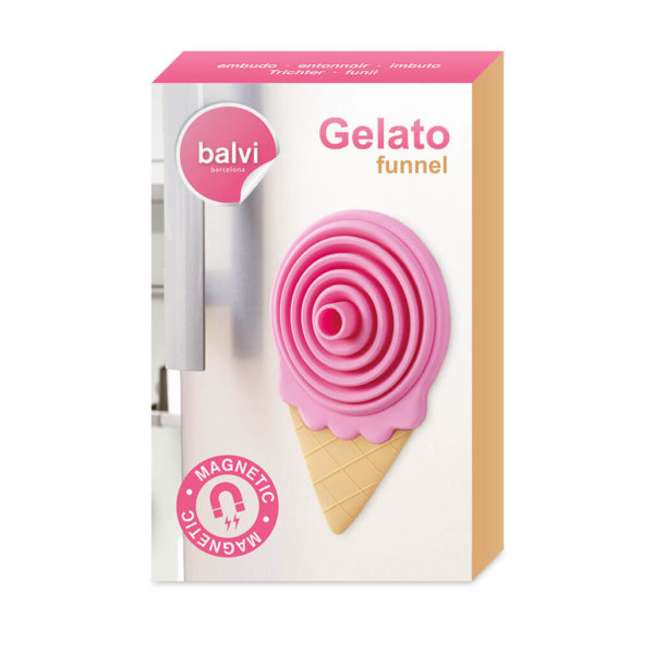 Funnel-Gelato-magnetic-strawberry-5 Pâlnie pliabilă, magnetică ”Gelato”, Balvi - imagine 7