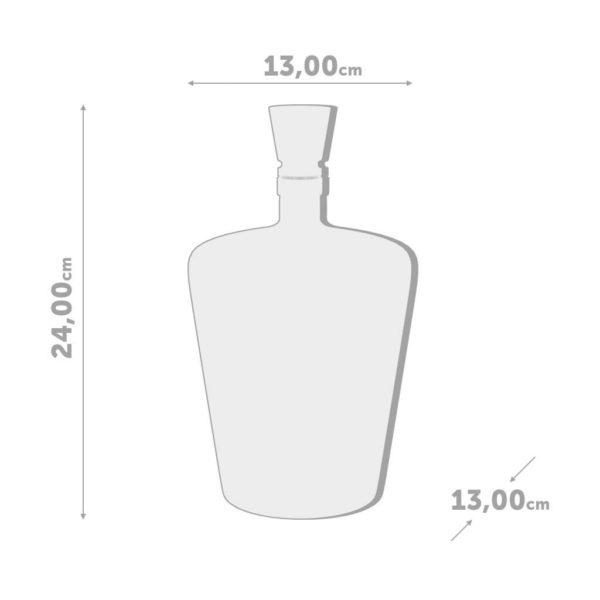 Liquor-decanter-Poison-1L-glass-3 Sticlă-decantor pentru lichior "Poison", Balvi - imagine 4