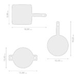 Set 3 piese ceramice pentru gustărele, Balvi - imagine 5