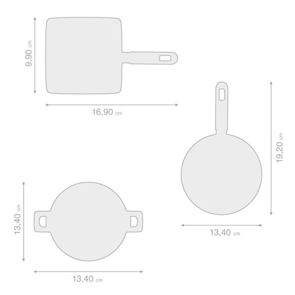Set 3 piese ceramice pentru gustărele, Balvi - imagine 5