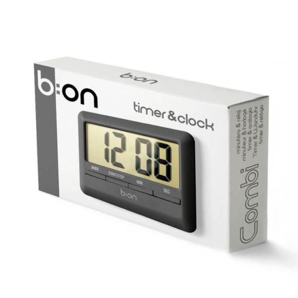 Timer-clock-combi-digital-charcoal-2 Cronometru-Ceas cu alarmă, B:ON - imagine 3