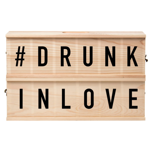 Cutie de vin-tabla pentru mesaje 2în1, Rackpack - imagine 5