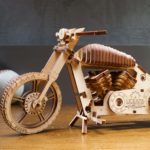 VM-02, Motocicletă - puzzle 3D - kit de asamblare, Ugears - imagine 13