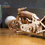 VM-02, Motocicletă - puzzle 3D - kit de asamblare, Ugears - imagine 15