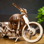 VM-02, Motocicletă - puzzle 3D - kit de asamblare, Ugears - imagine 16
