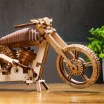VM-02, Motocicletă - puzzle 3D - kit de asamblare, Ugears - imagine 17