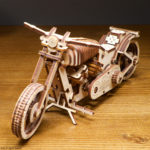 VM-02, Motocicletă - puzzle 3D - kit de asamblare, Ugears - imagine 18