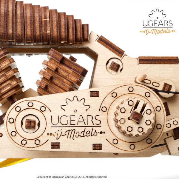 ugears-wooden-model-kit-motorcycle-vm-02-5 VM-02, Motocicletă - puzzle 3D - kit de asamblare, Ugears - imagine 7