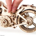 VM-02, Motocicletă - puzzle 3D - kit de asamblare, Ugears - imagine 10