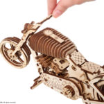 VM-02, Motocicletă - puzzle 3D - kit de asamblare, Ugears - imagine 11