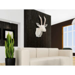 Cap de țap 3D puzzle, ADM - imagine 2