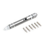 Șurubelniță cu capete interschimbabile și lumină, Balvi