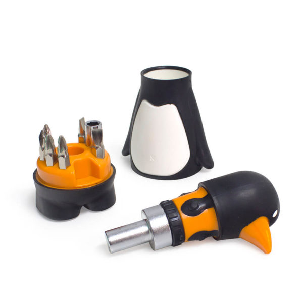 Șurubelniță cu clichet și 6 biți ”Pinguin”, Balvi - imagine 2