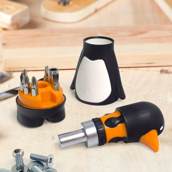 Șurubelniță cu clichet și 6 biți ”Pinguin”, Balvi - imagine 3