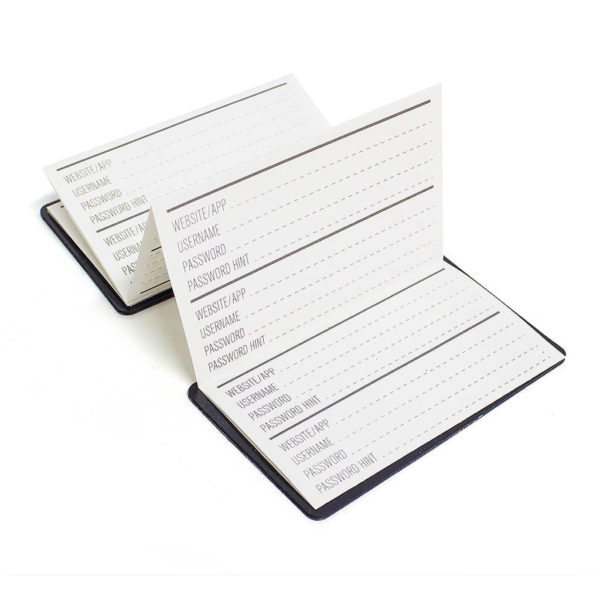 Password-pocketbook-Insert-Password-black-01 Carnețel cu închidere magnetică pentru parole, Balvi - imagine 2