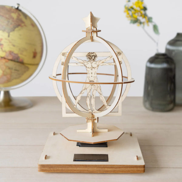 Omul vitruvian Da Vinci - puzzle 3D solar - kit de asambalare, Balvi - imagine 2