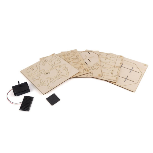 Dinozaur - puzzle 3D solar - kit de asambalare, Balvi - imagine 4