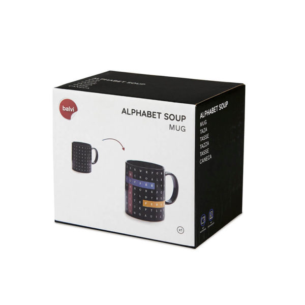 Cană ceramică termosensibilă Alphabet - 290ml, Balvi - imagine 5