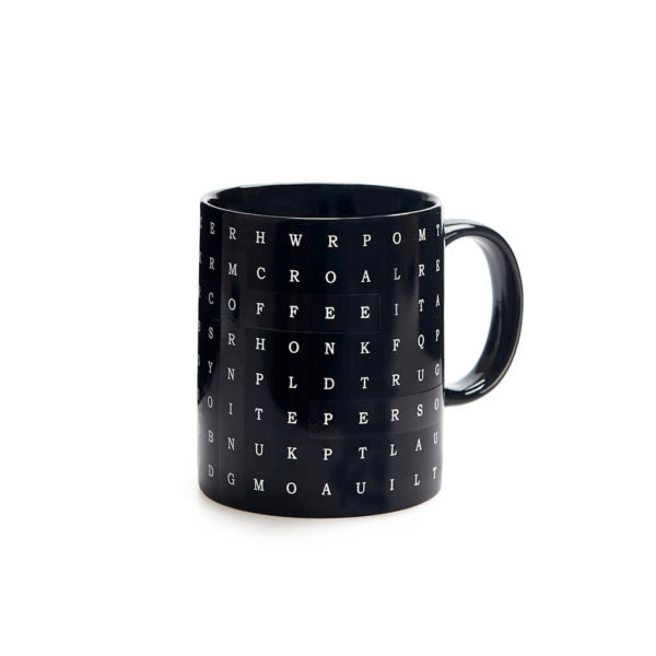 Mug-Alphabet-Soup-290ml-black-ceramic Cană ceramică termosensibilă Alphabet - 290ml, Balvi