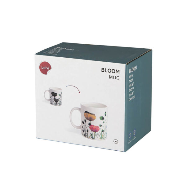 Mug-Bloom-290ml-white-ceramic-4 Cană ceramică termosensibilă Bloom - 290ml, Balvi - imagine 6