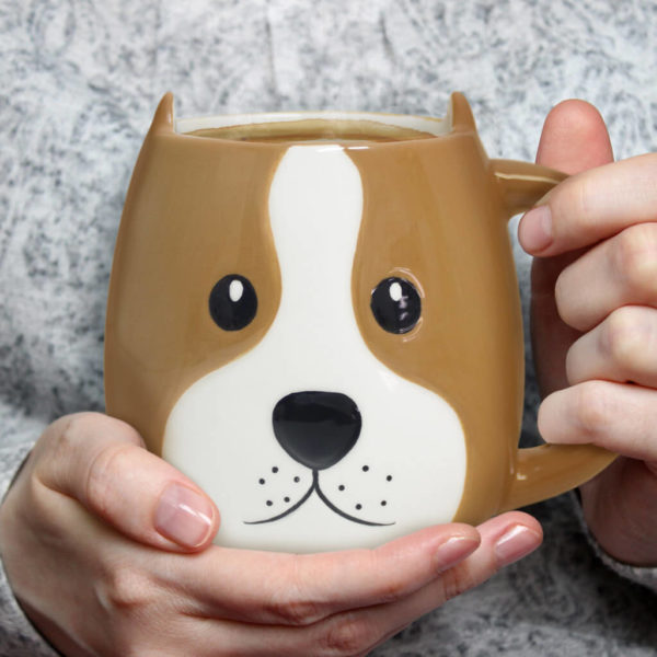 Mug-Woof!-400ml-ceramic-1 Cană ceramică Woof! - 400ml, Balvi - imagine 2