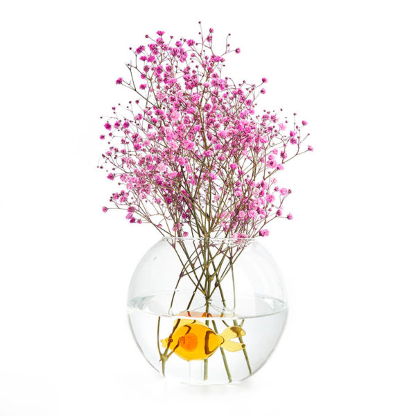 Vază acvariu cu peștișor, Balvi - imagine 2