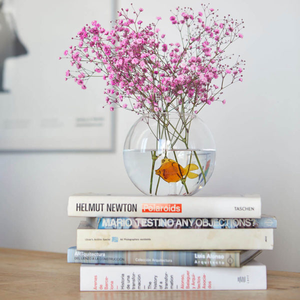 Vază acvariu cu peștișor, Balvi - imagine 3