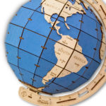 Globul - puzzle 3D - kit de asamblare, Eco-Wood-Art - imagine 3