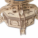 Globul - puzzle 3D - kit de asamblare, Eco-Wood-Art - imagine 5