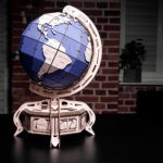 Globul - puzzle 3D - kit de asamblare, Eco-Wood-Art - imagine 8