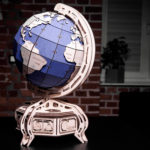 Globul - puzzle 3D - kit de asamblare, Eco-Wood-Art - imagine 10