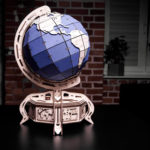 Globul - puzzle 3D - kit de asamblare, Eco-Wood-Art - imagine 12