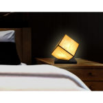 Lampă de noptieră cub în stil Tiffany, ADM - imagine 2