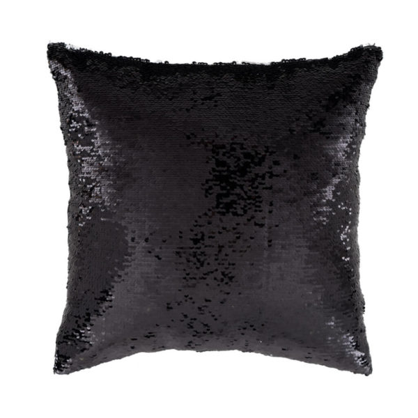 Cushion-magic-black&golden-1 Pernă paiete reversibile - 40 x 40 cm