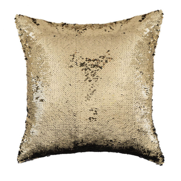Cushion-magic-black&golden Pernă paiete reversibile - 40 x 40 cm